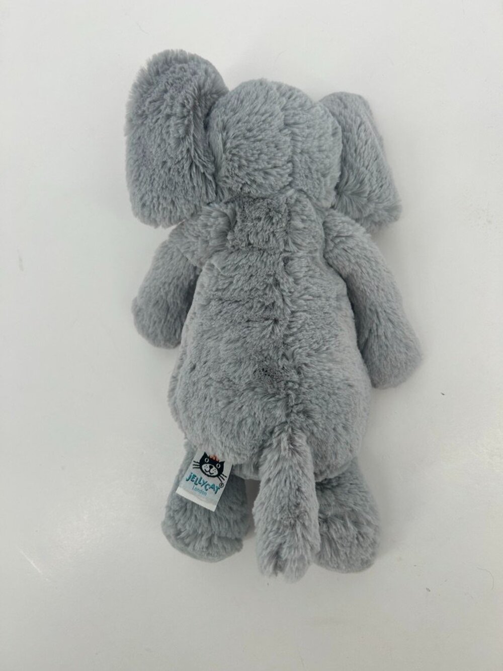 Jellycat Bashful Elephant Gray Medium 12" Plush Stuffed Animal - Picture 4 of 12